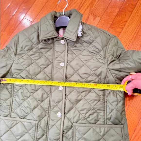 Burberry Quilted Women's Jacket Dark Olive NEW